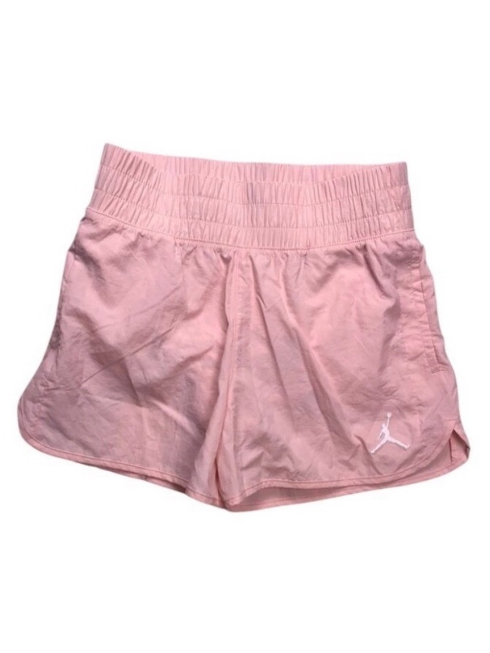 Jordan Girls Legend Pink Woven Dolphin Shorts